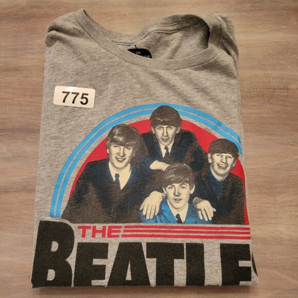 The Beatles Men’s XL Gray T-Shirt 2018 Apple Corps Logo Graphic Tee Music - Picture 8 of 8